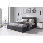 Čalúnená posteľ HILTON 160x200cm výklopná grafitová